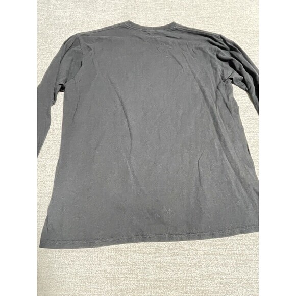 Levi's Shirt Men's Large Long Sleeve Black Logo Crewneck - Picture 9 of 10